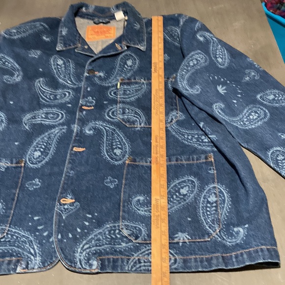 NWT Levi’s x Snoop Dogg denim paisley jacket XL - Picture 6 of 7